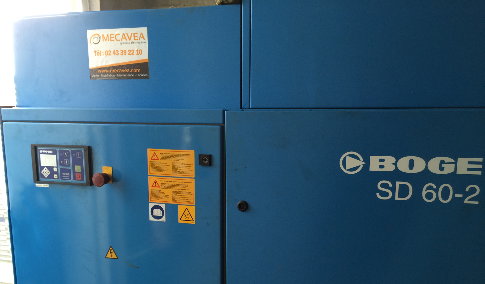 Compresseur d'air MECAVEA en Sarthe 72 Vente et maintenance